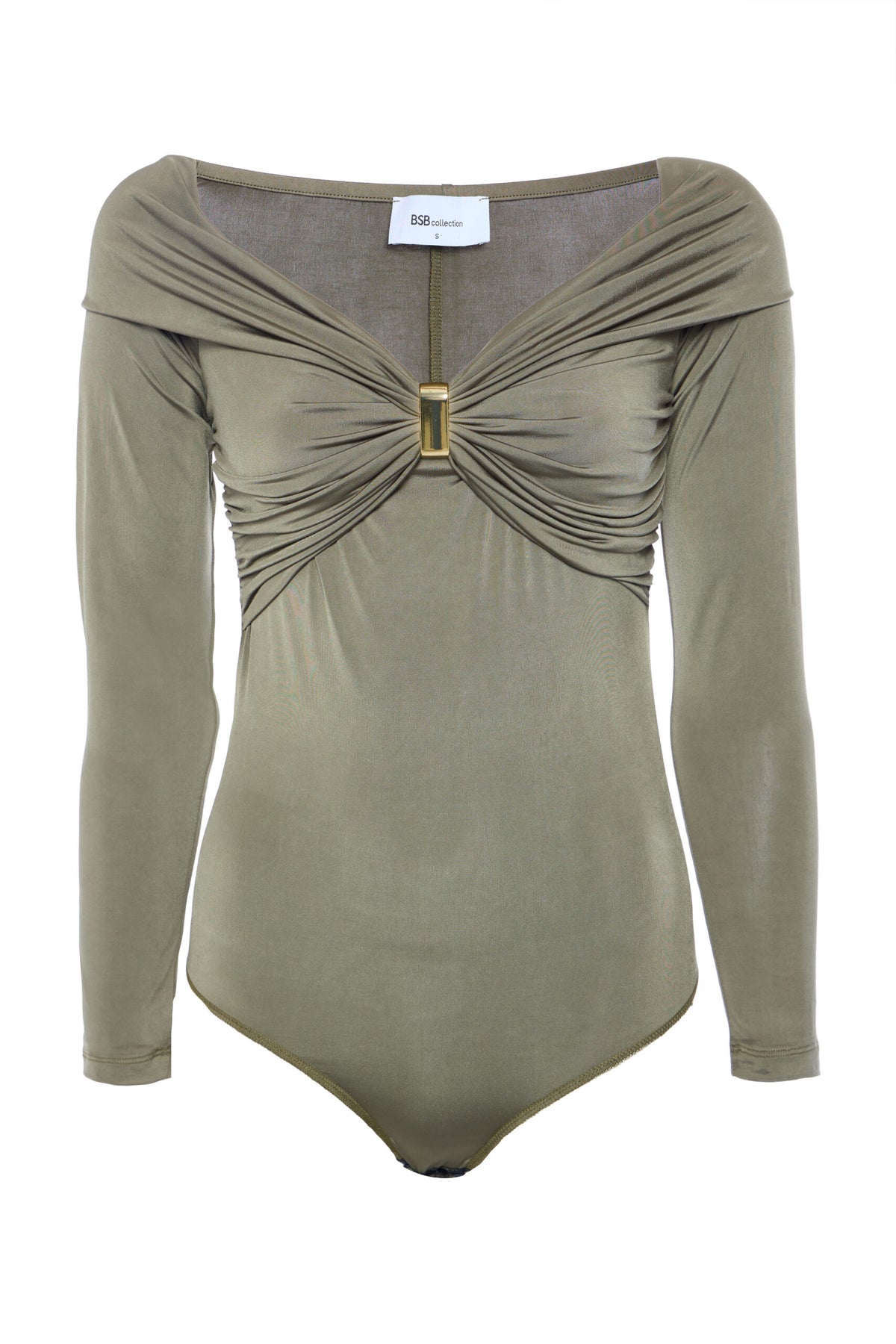 BSB Off-shoulders body with long sleeves