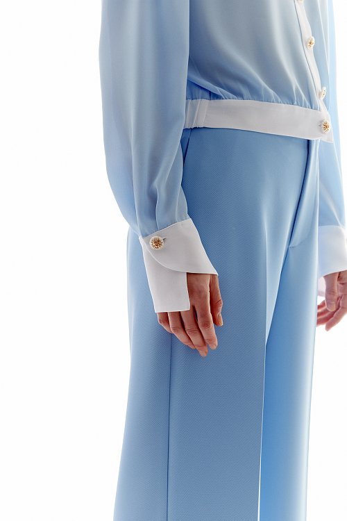 BSB Cropped blouse with buttons