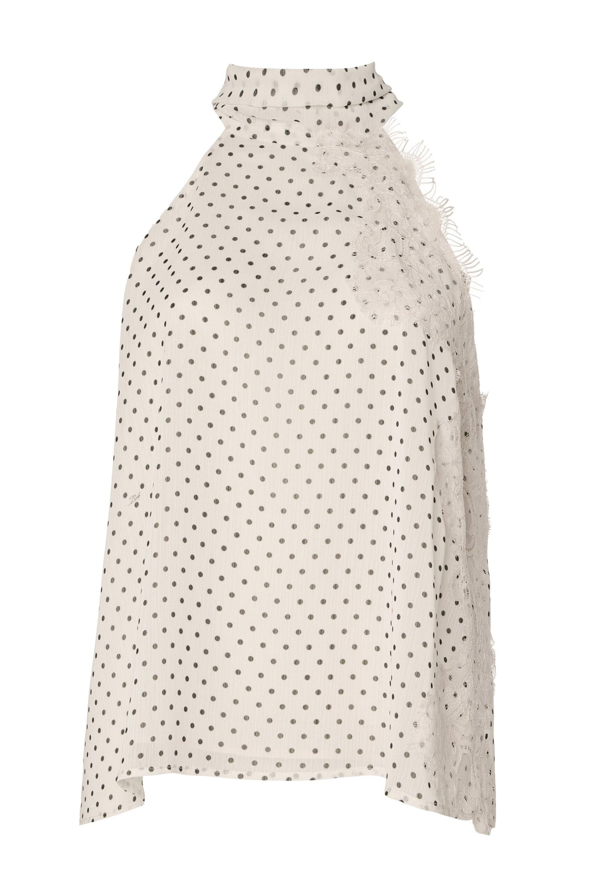 BSB Polka dot halter neck top