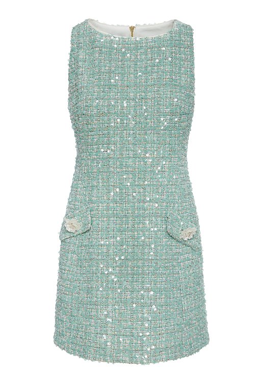 BSB Mini tweed sequined dress