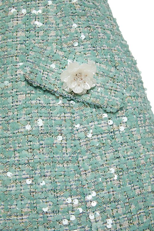 BSB Mini tweed sequined dress