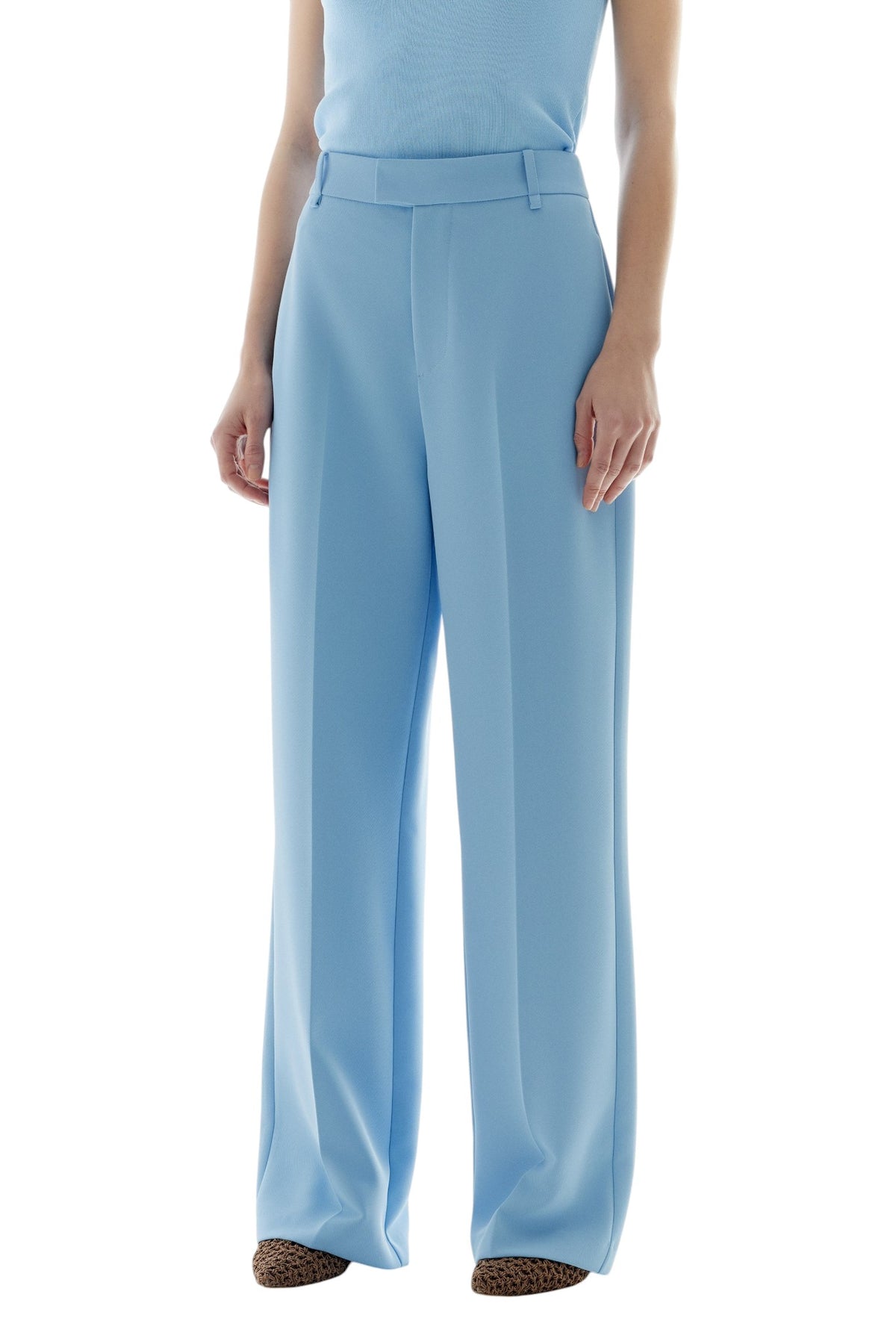 BSB Basic straight crepe trousers