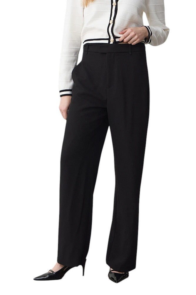 BSB Basic straight crepe trousers