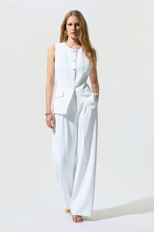 BSB Crepe trousers with pleats