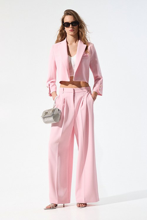 BSB Crepe trousers with pleats