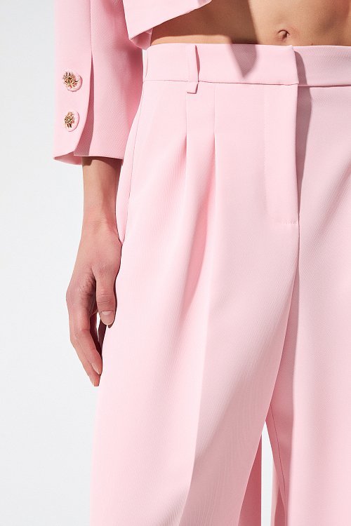 BSB Crepe trousers with pleats