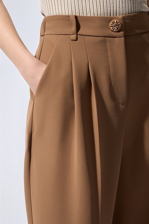 BSB Crepe trousers with pleats