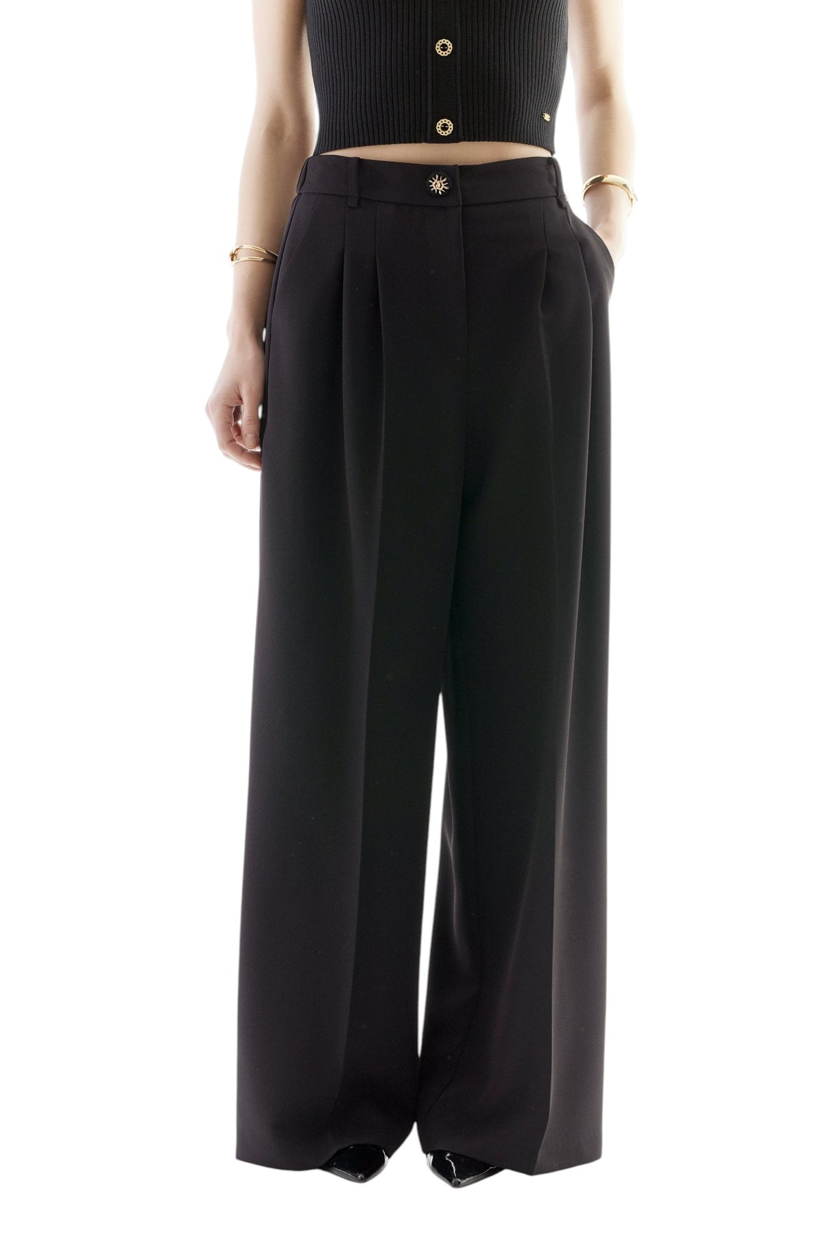 BSB Crepe trousers with pleats