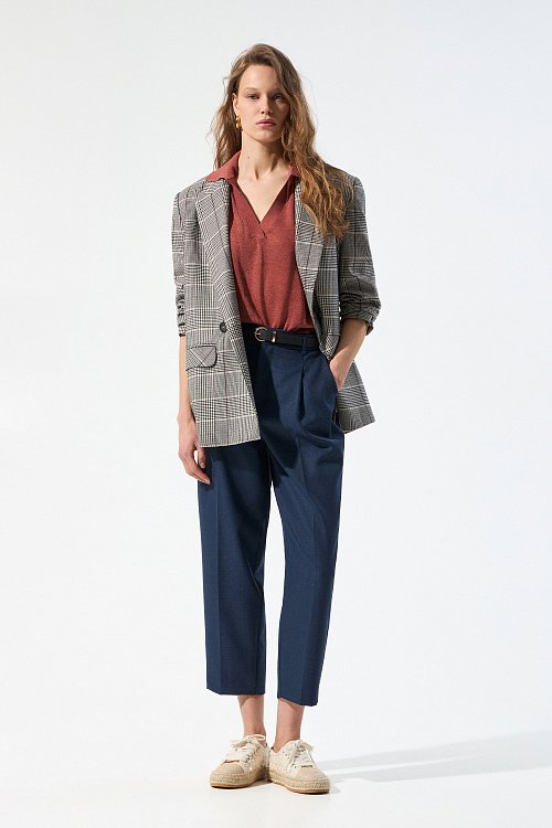 BSB Tweed trousers with belt