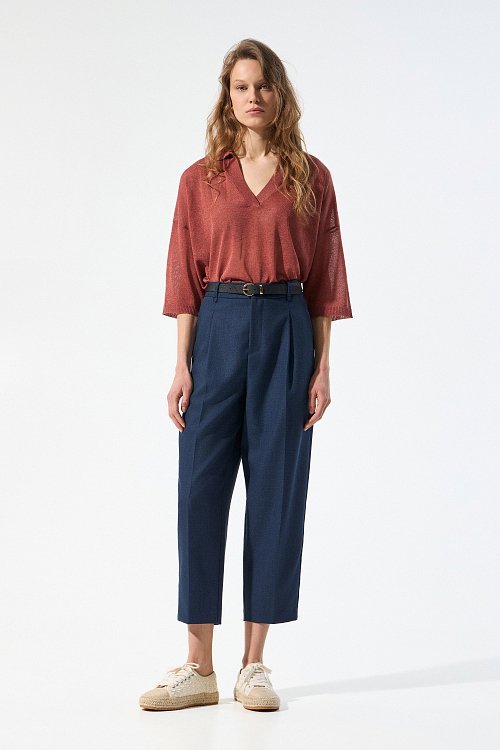 BSB Tweed trousers with belt