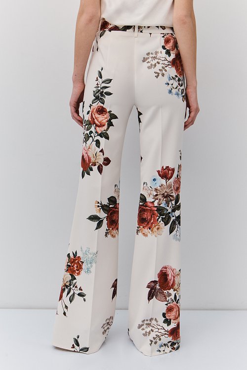 BSB Floral flare pants