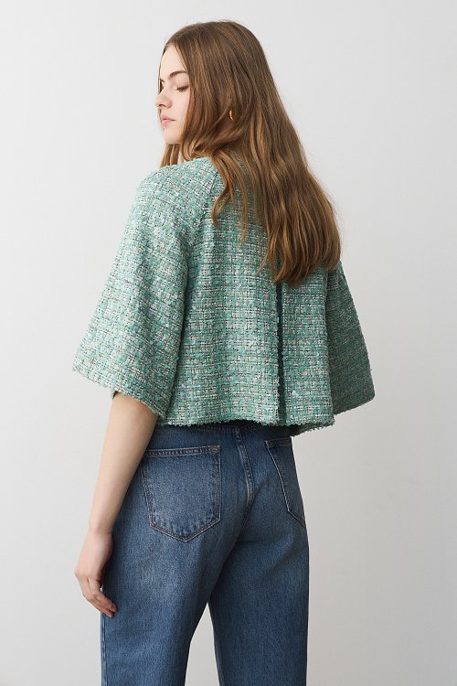 BSB Tweed sequined bolero