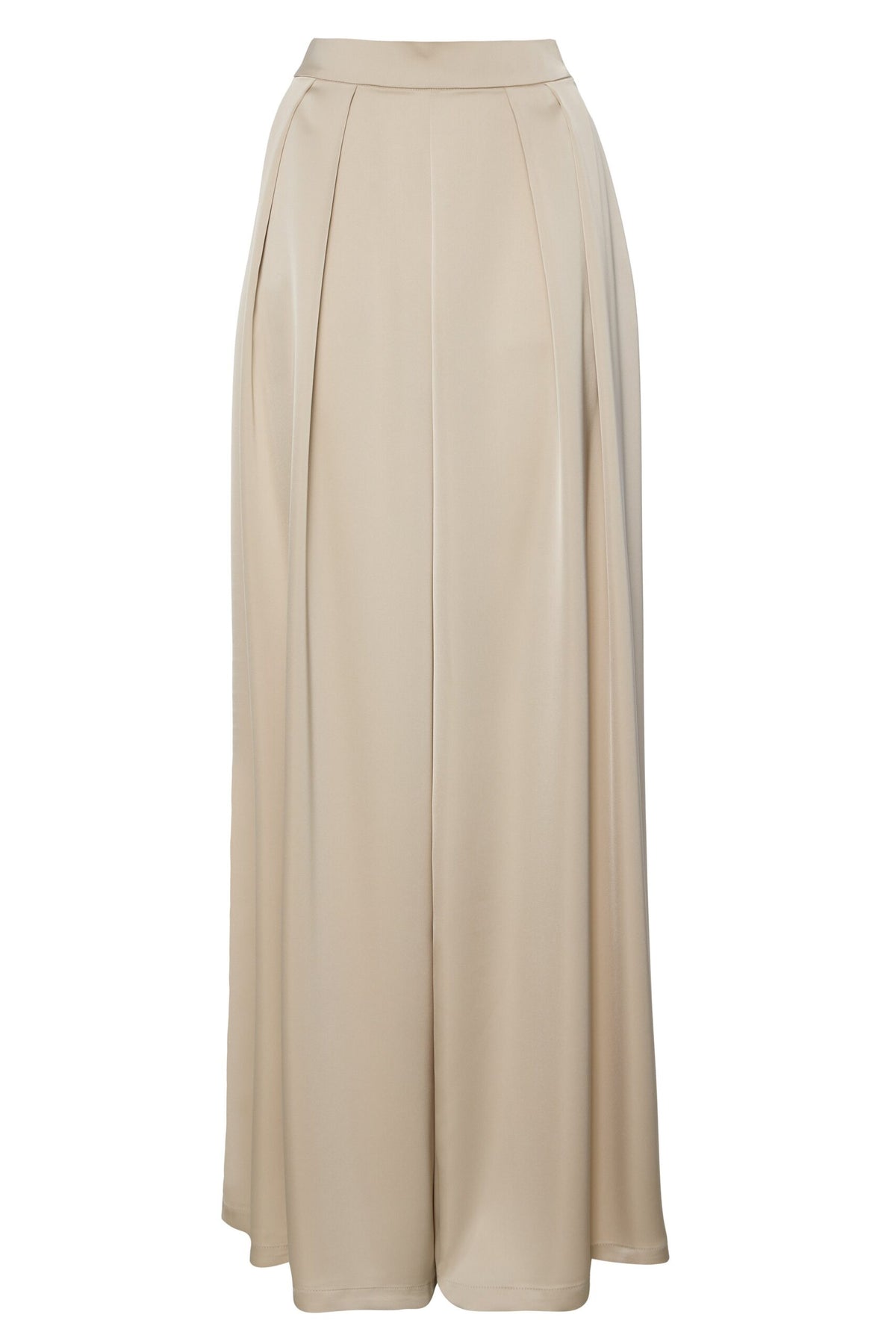 BSB Satin wide leg pants with pleats