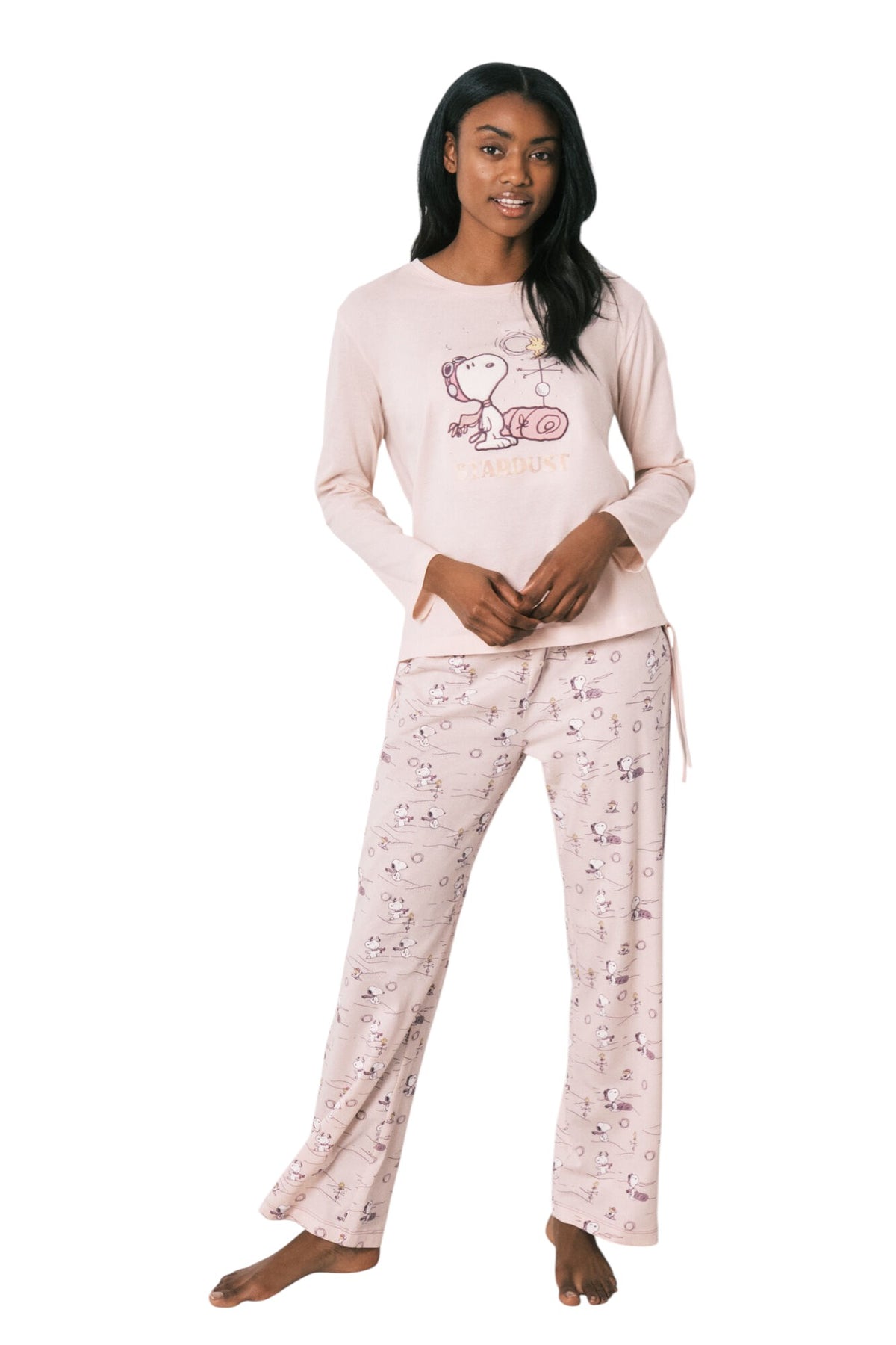 Women Secret Snoopy cotton long pajamas