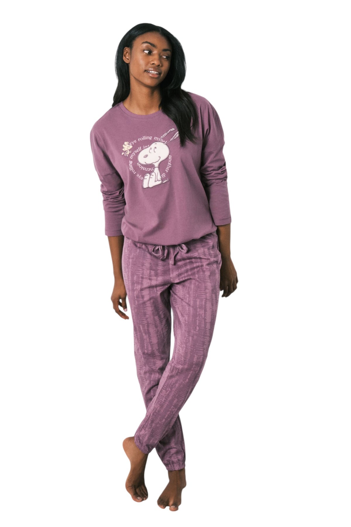 Women Secret Snoopy long cotton pajamas