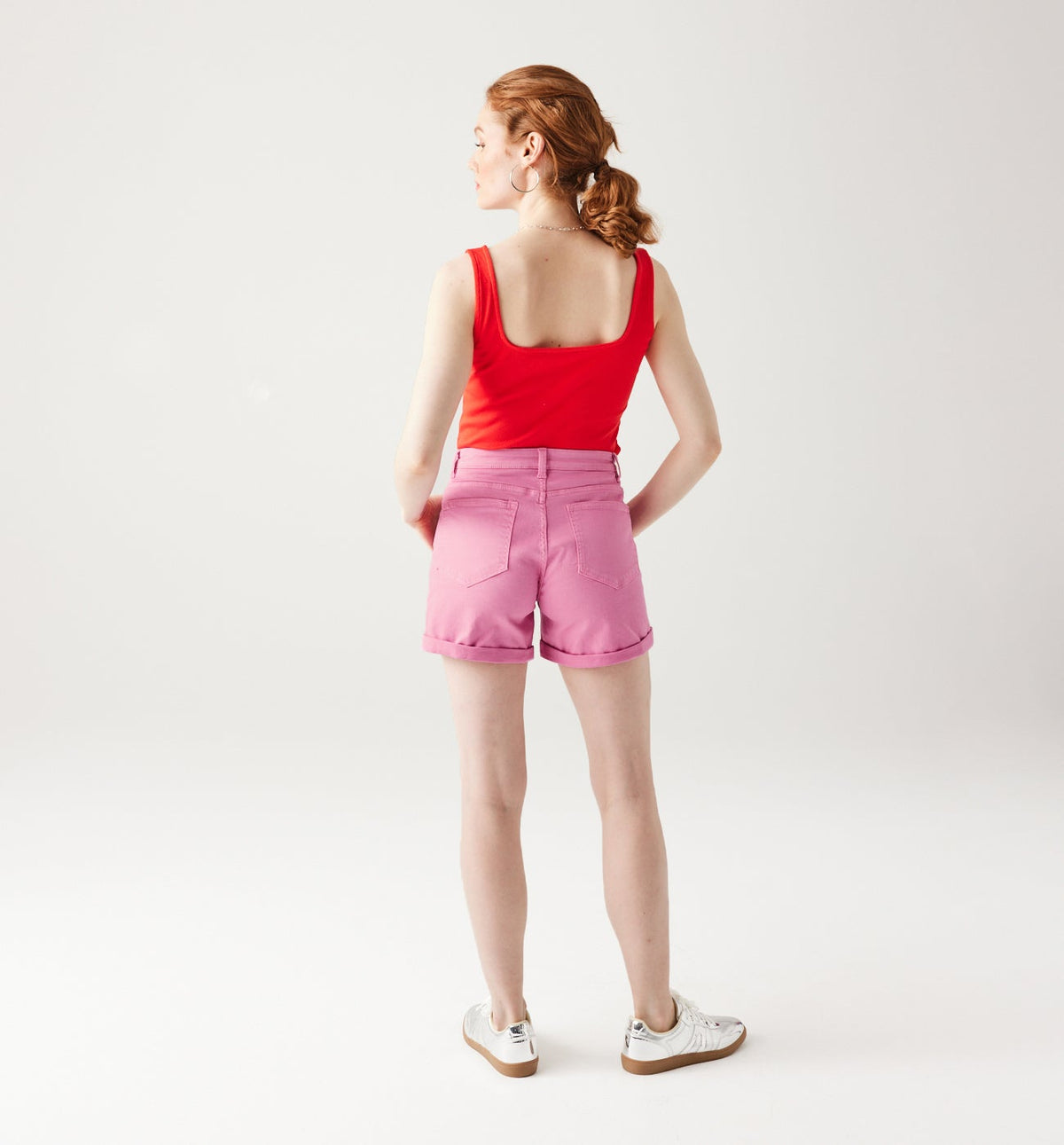 Promod Plain Canvas Shorts