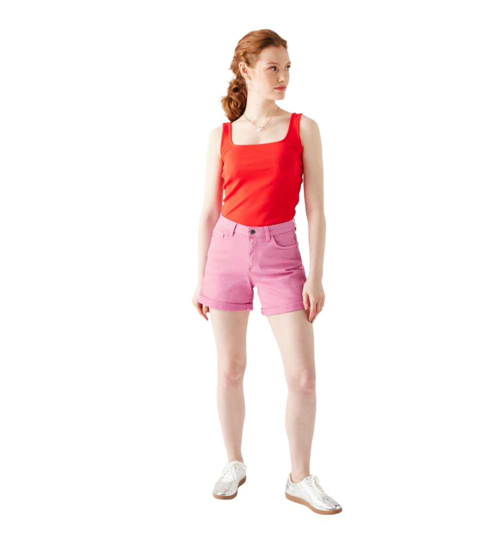 Promod Plain Canvas Shorts
