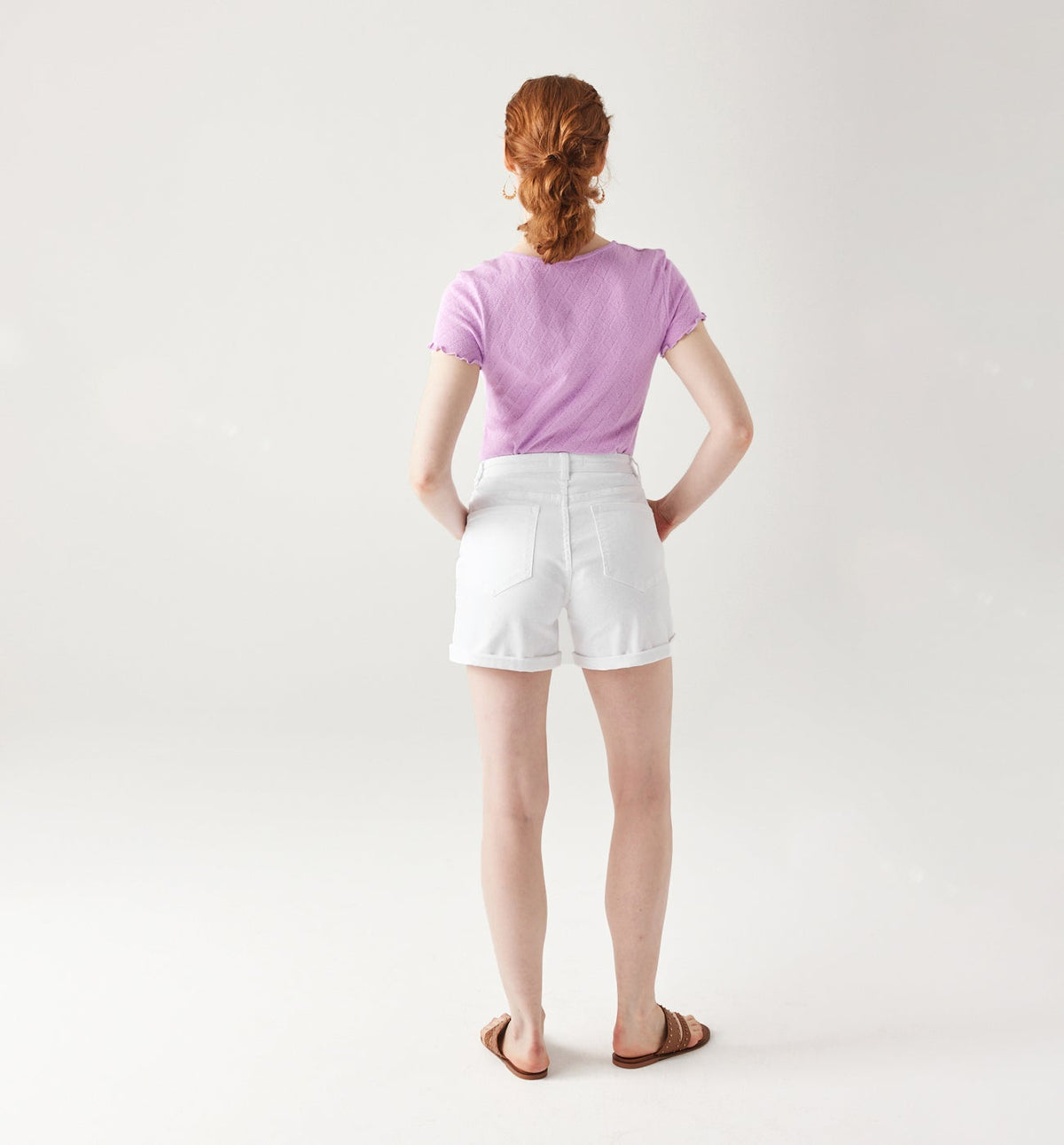 Promod Plain Canvas Shorts