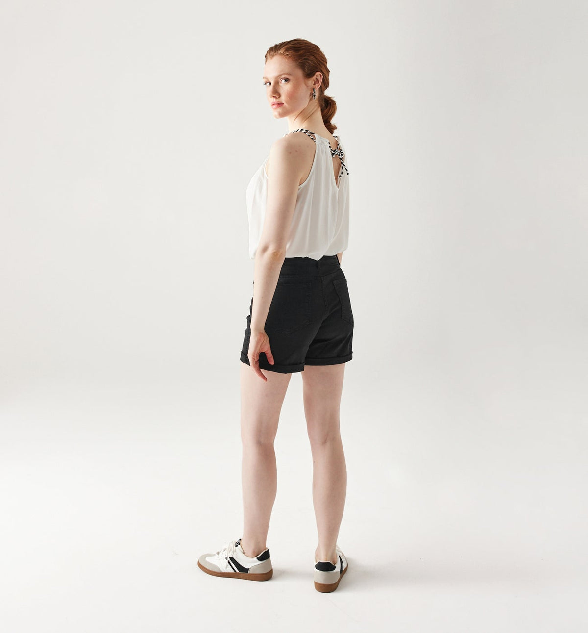 Promod Plain Canvas Shorts