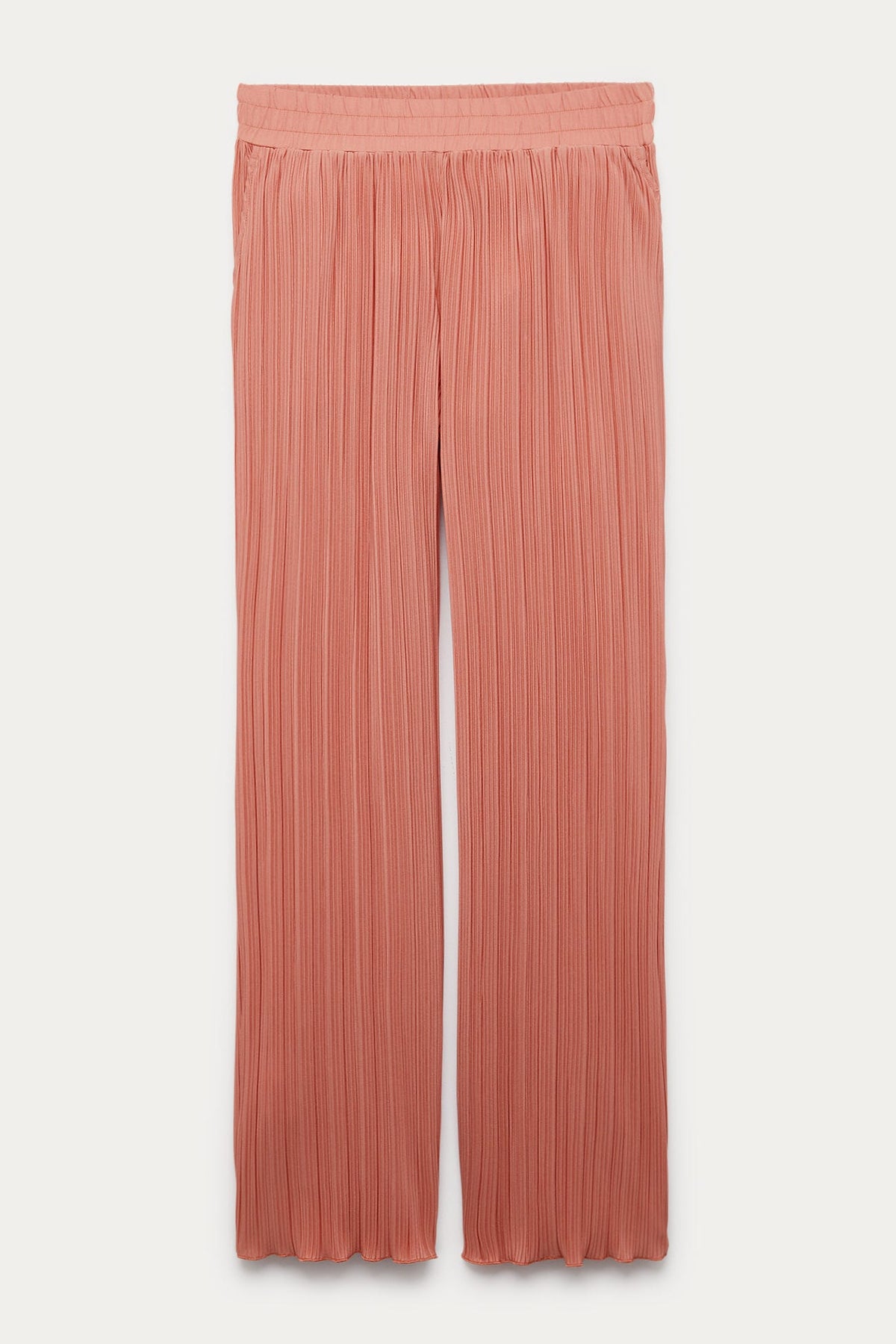 Promod Wideleg Plissé Trousers