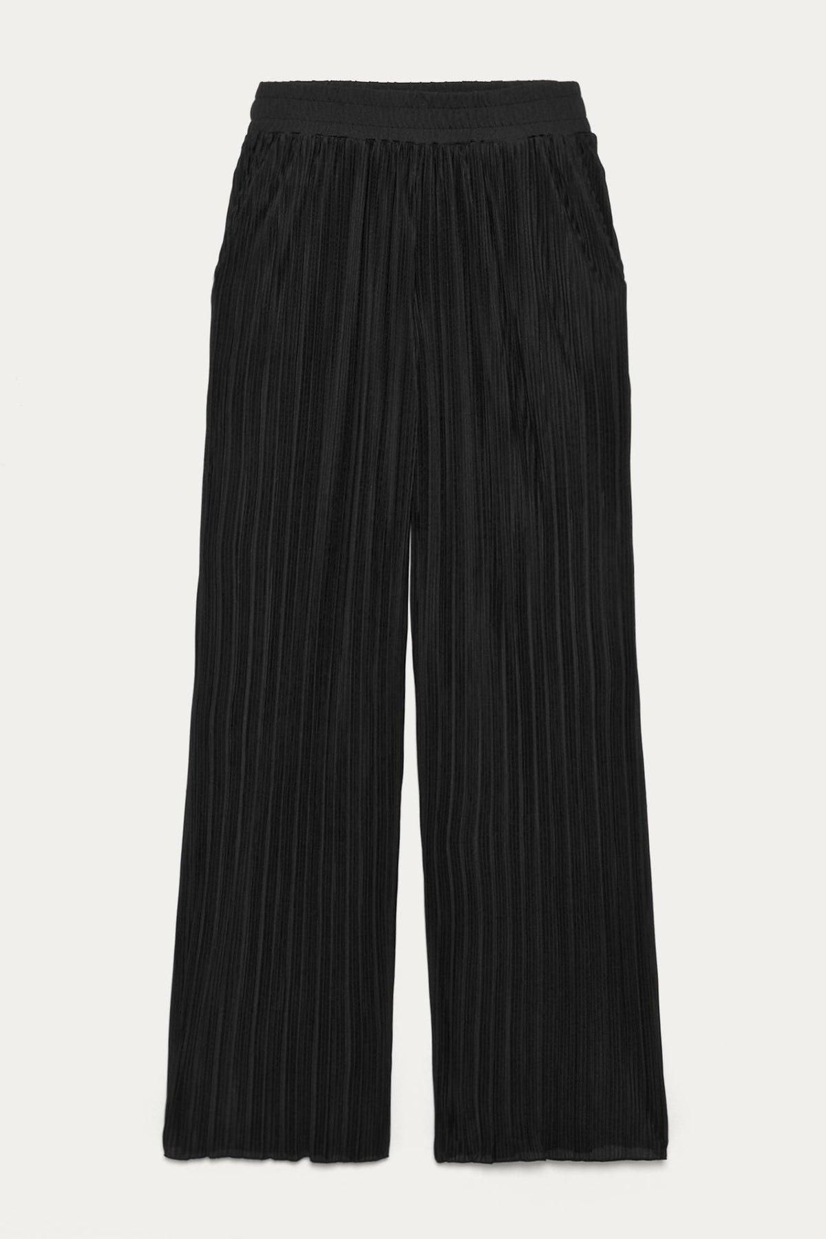 Promod Wideleg Plissé Trousers