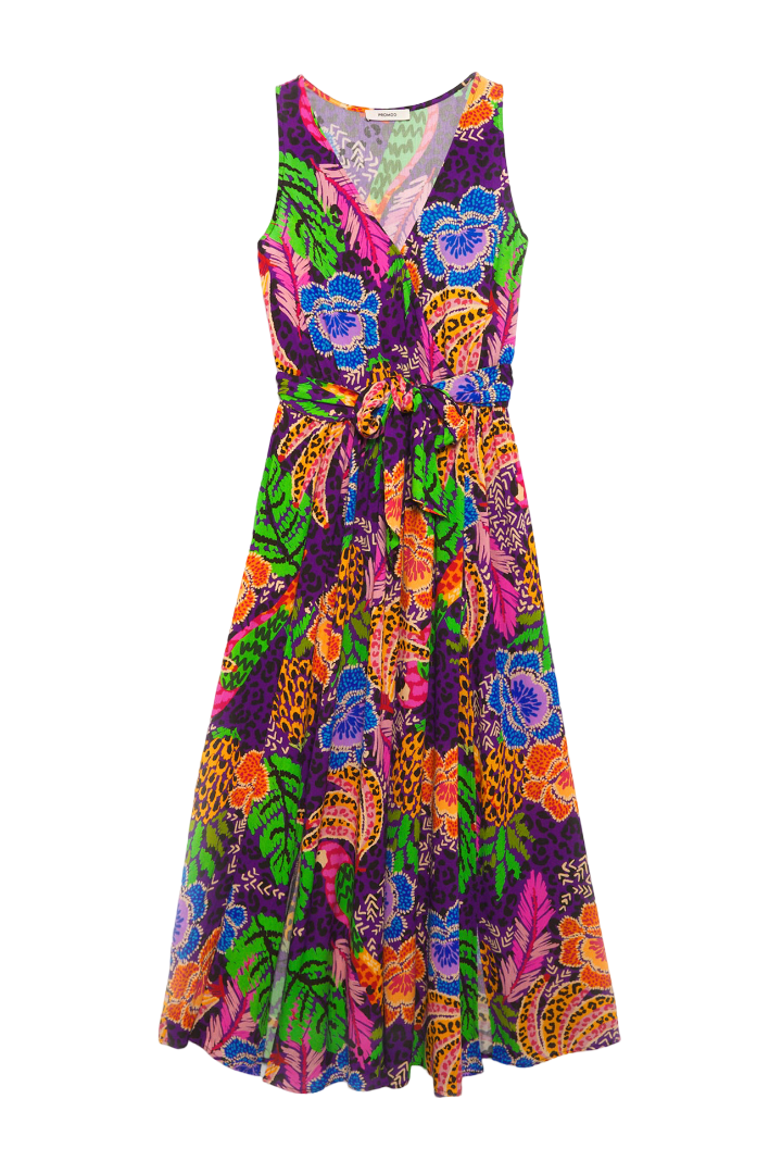 Promod Long Patterned Dress