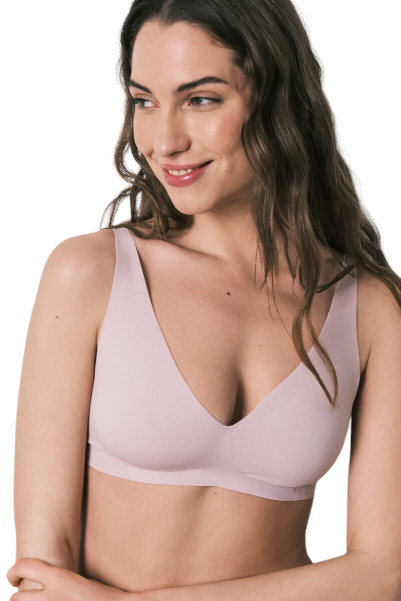Women Secret Pink clean cut plain halter top