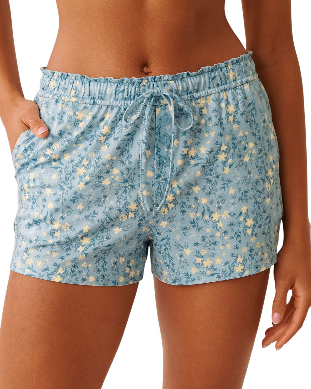 La vie en Rose Brunch Print Super Soft Pajama Shorts