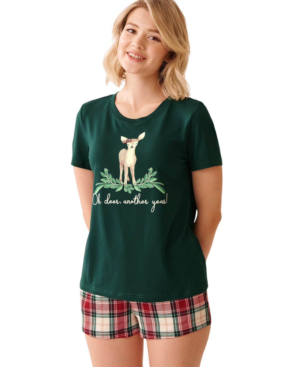 La Vie En Rose Deer Print Super Soft T-shirt