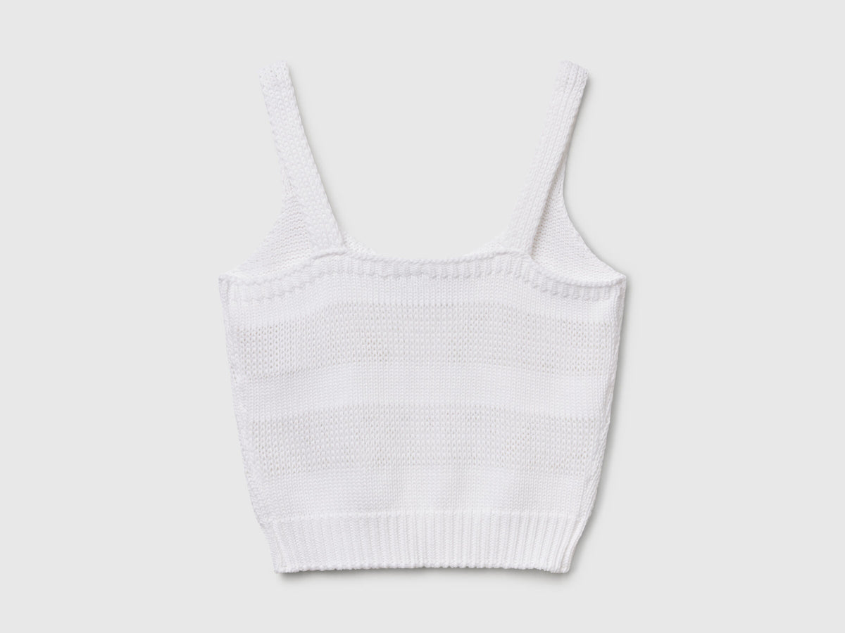 Benetton Tank Top In Knit