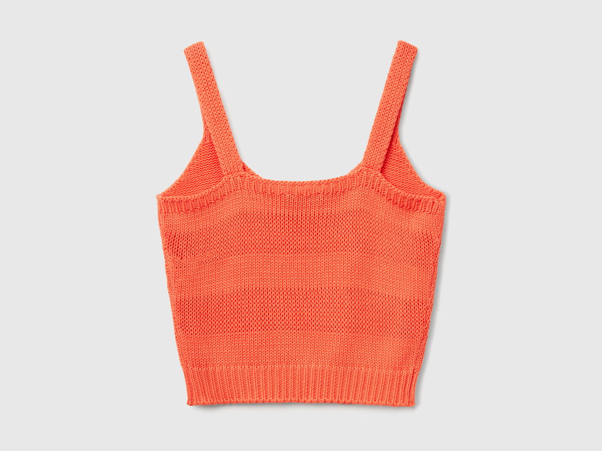 Benetton Tank Top In Knit