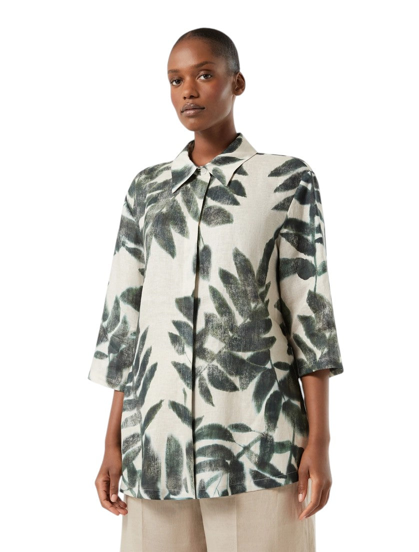 Marina Rinaldi Linen canvas tunic