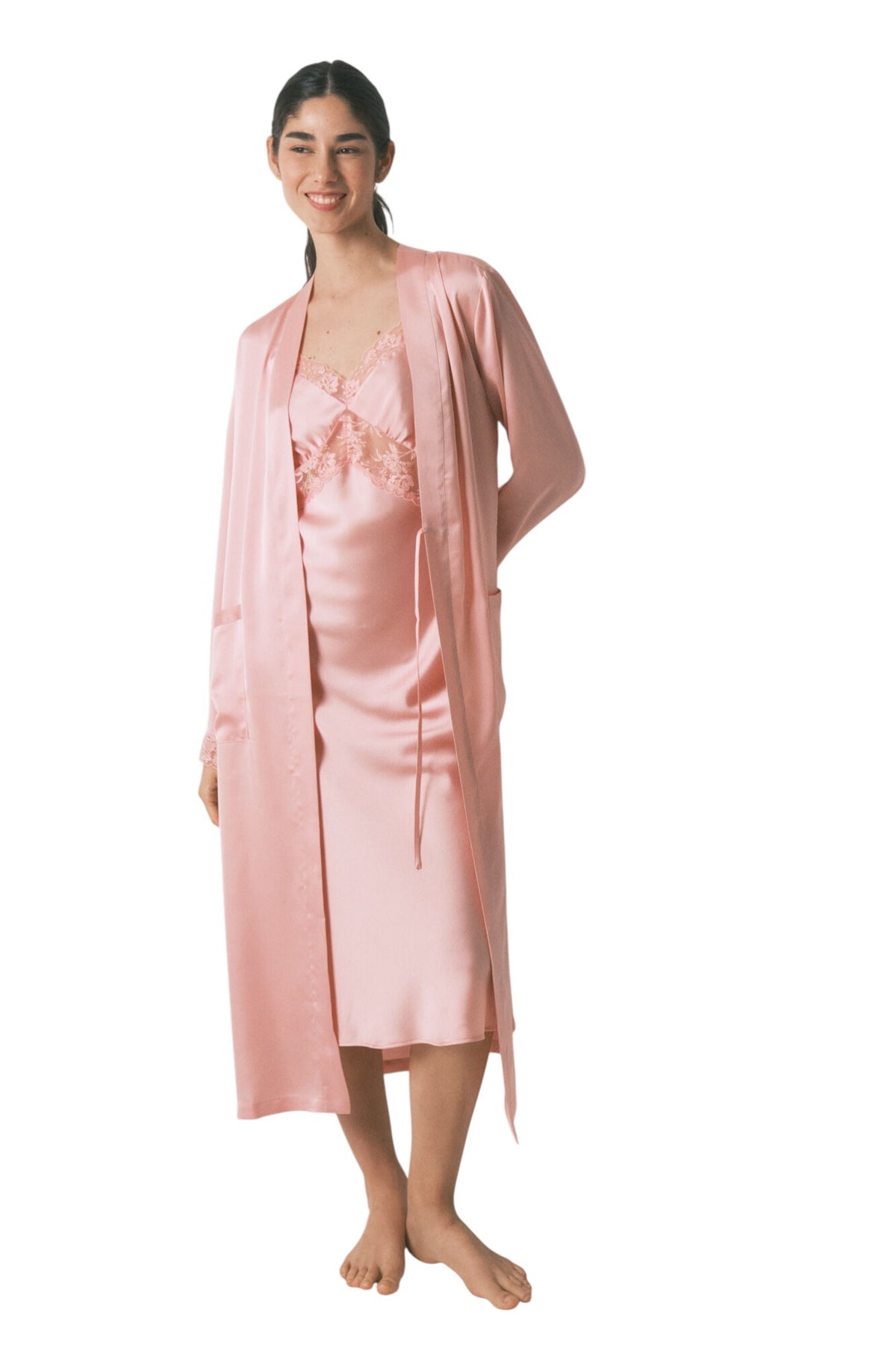 Women Secret satin midi robe