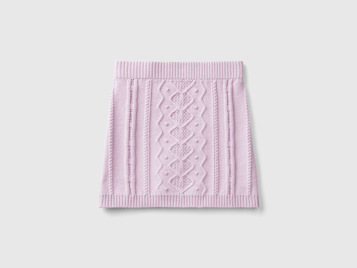 Benetton Knit Mini Skirt