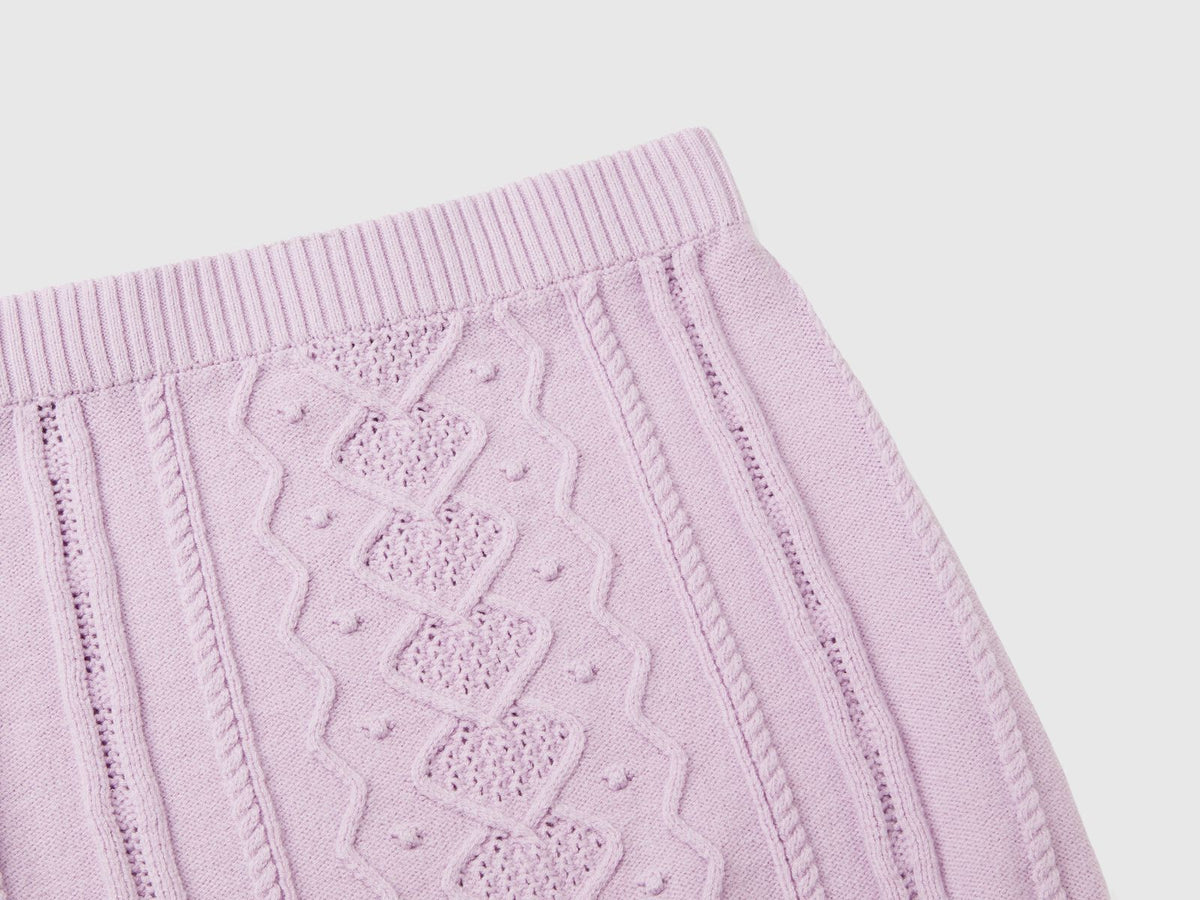 Benetton Knit Mini Skirt