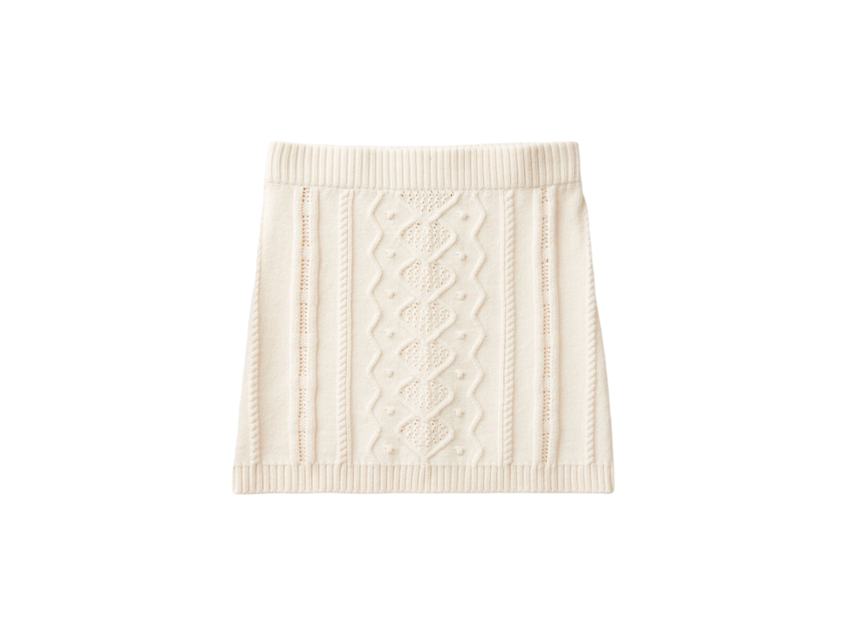 Benetton Knit Mini Skirt