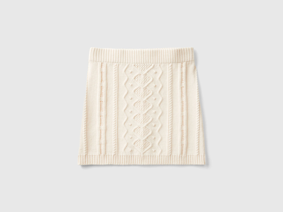Benetton Knit Mini Skirt
