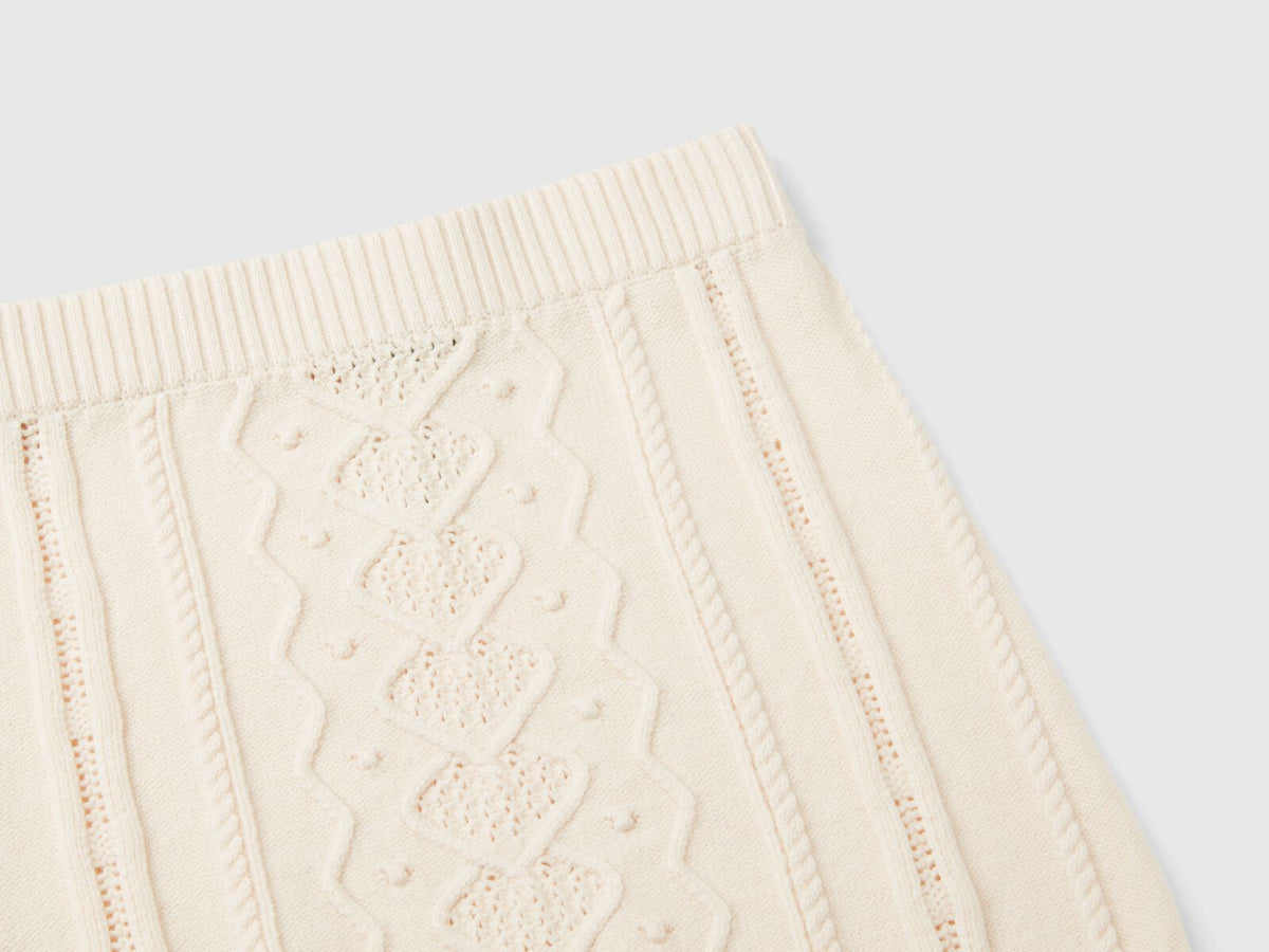 Benetton Knit Mini Skirt