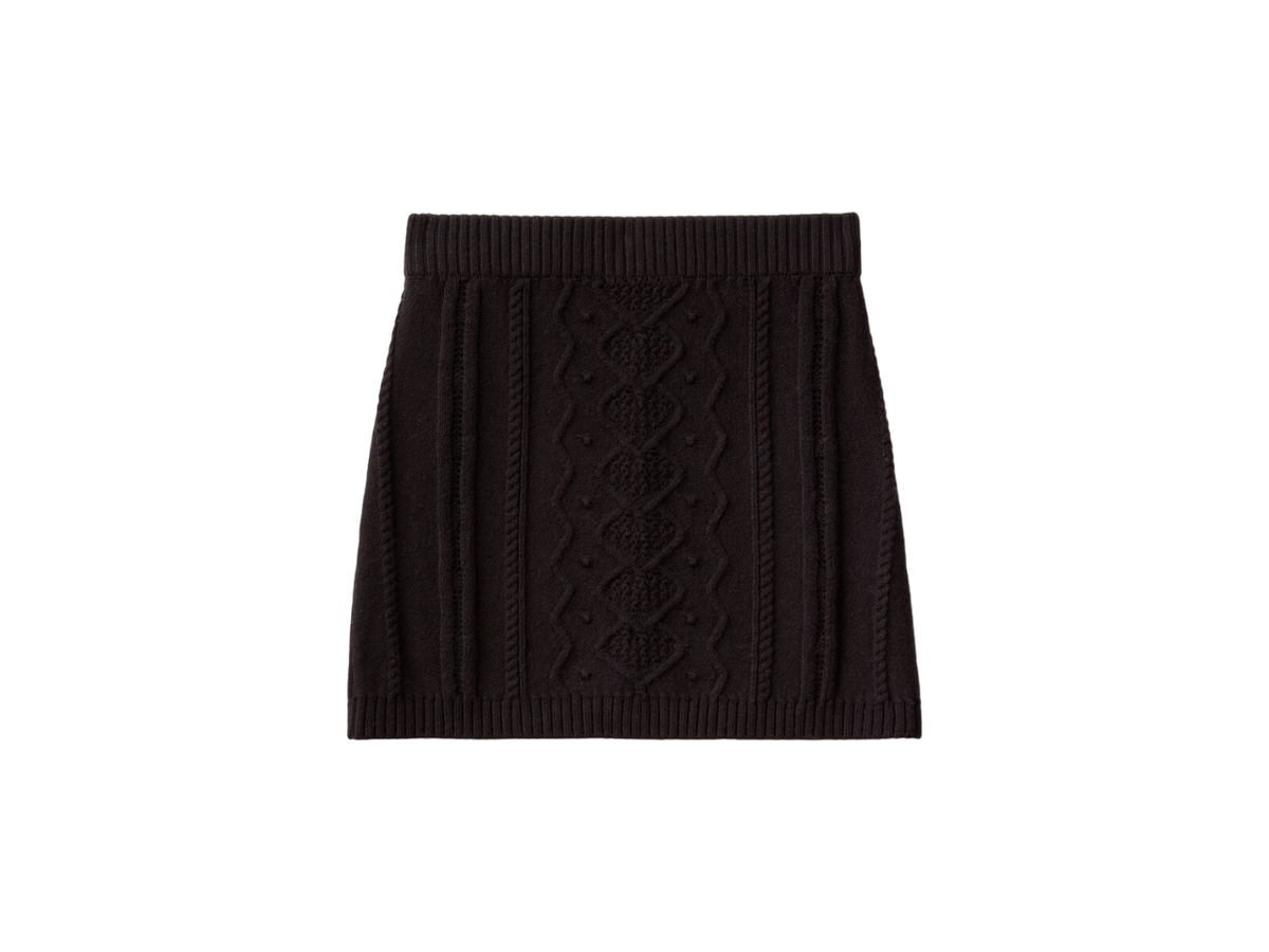 Benetton Knit Mini Skirt