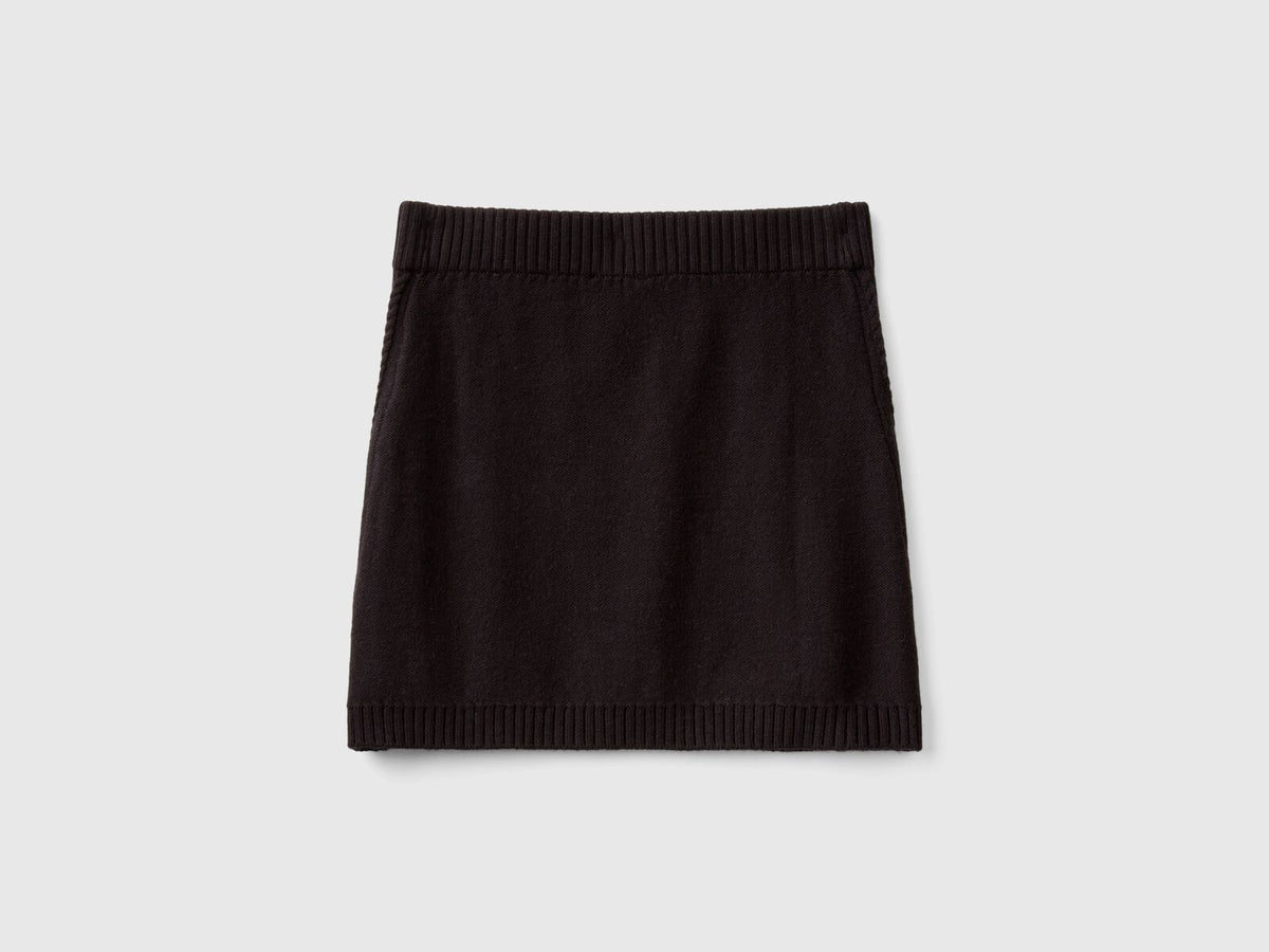 Benetton Knit Mini Skirt