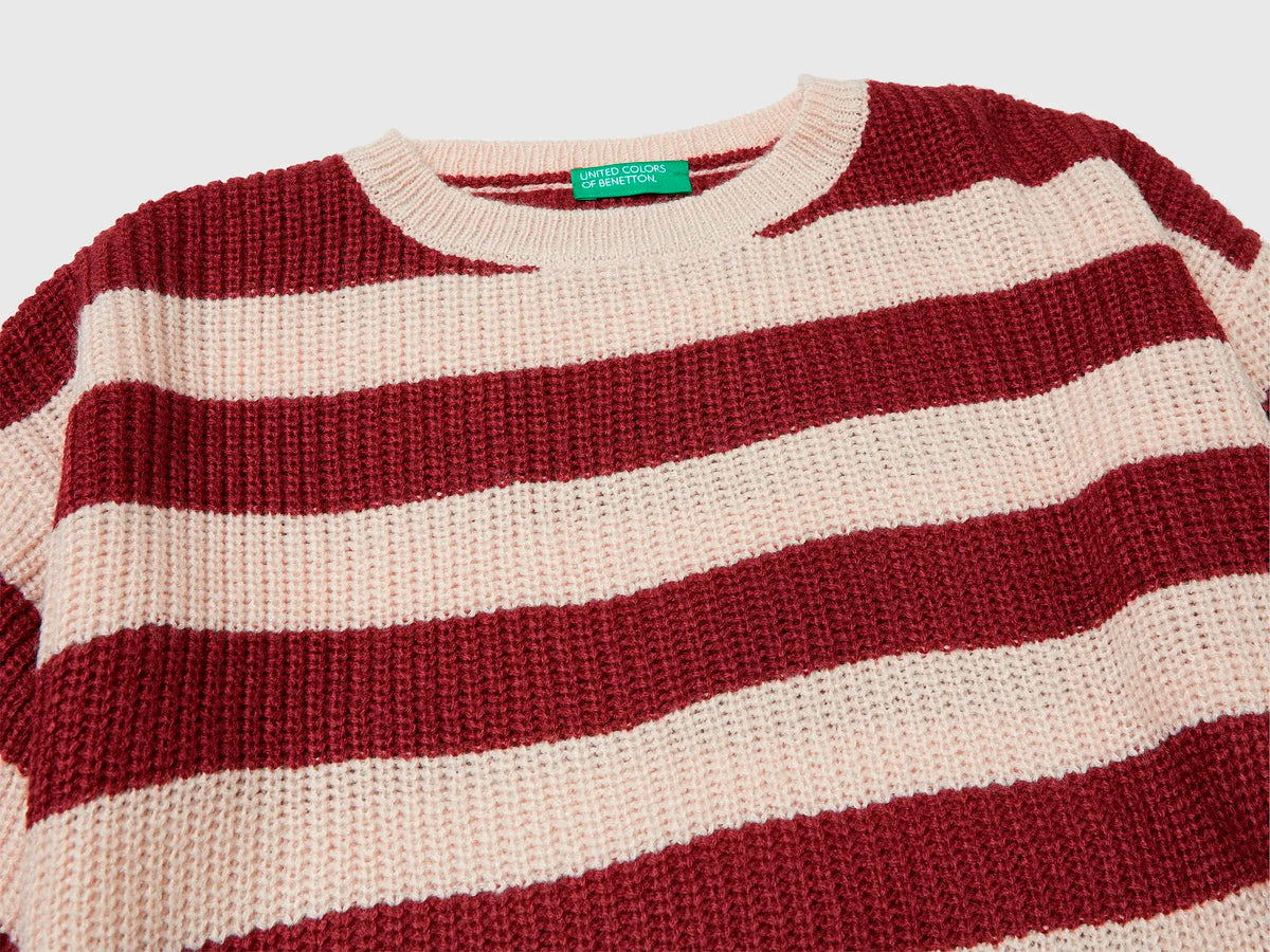 Benetton Striped Sweater