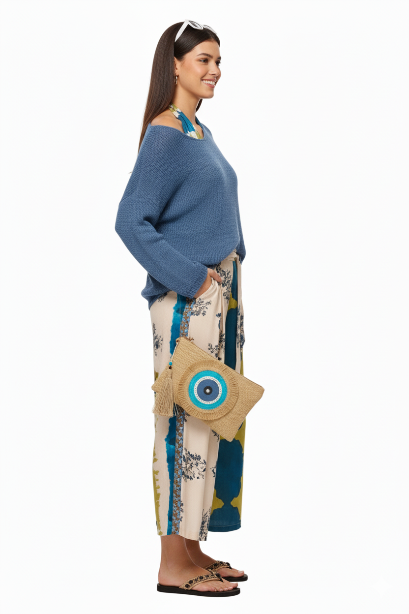BSB Satin Printed Trousers