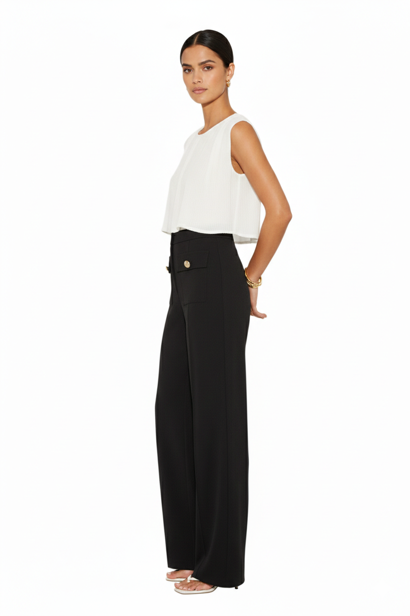 BSB Sleeveless top with decorative chain