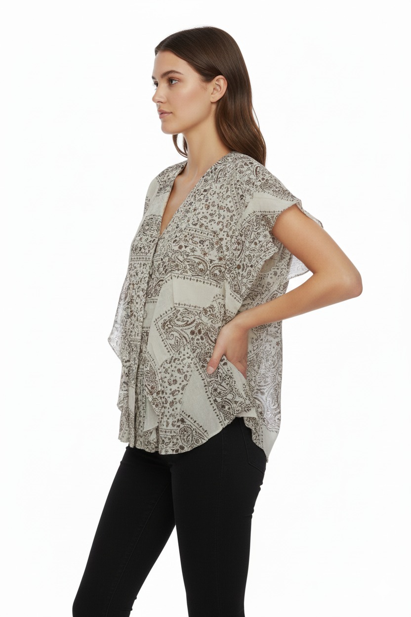 BSB Printed shirt with short sleeves