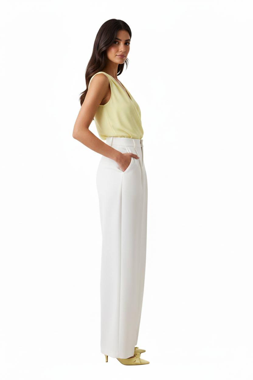 BSB Sleeveless wrap top