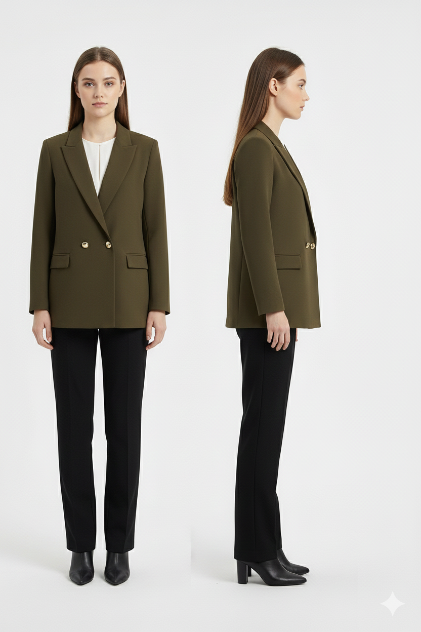 BSB Crossed blazer with long sleeves