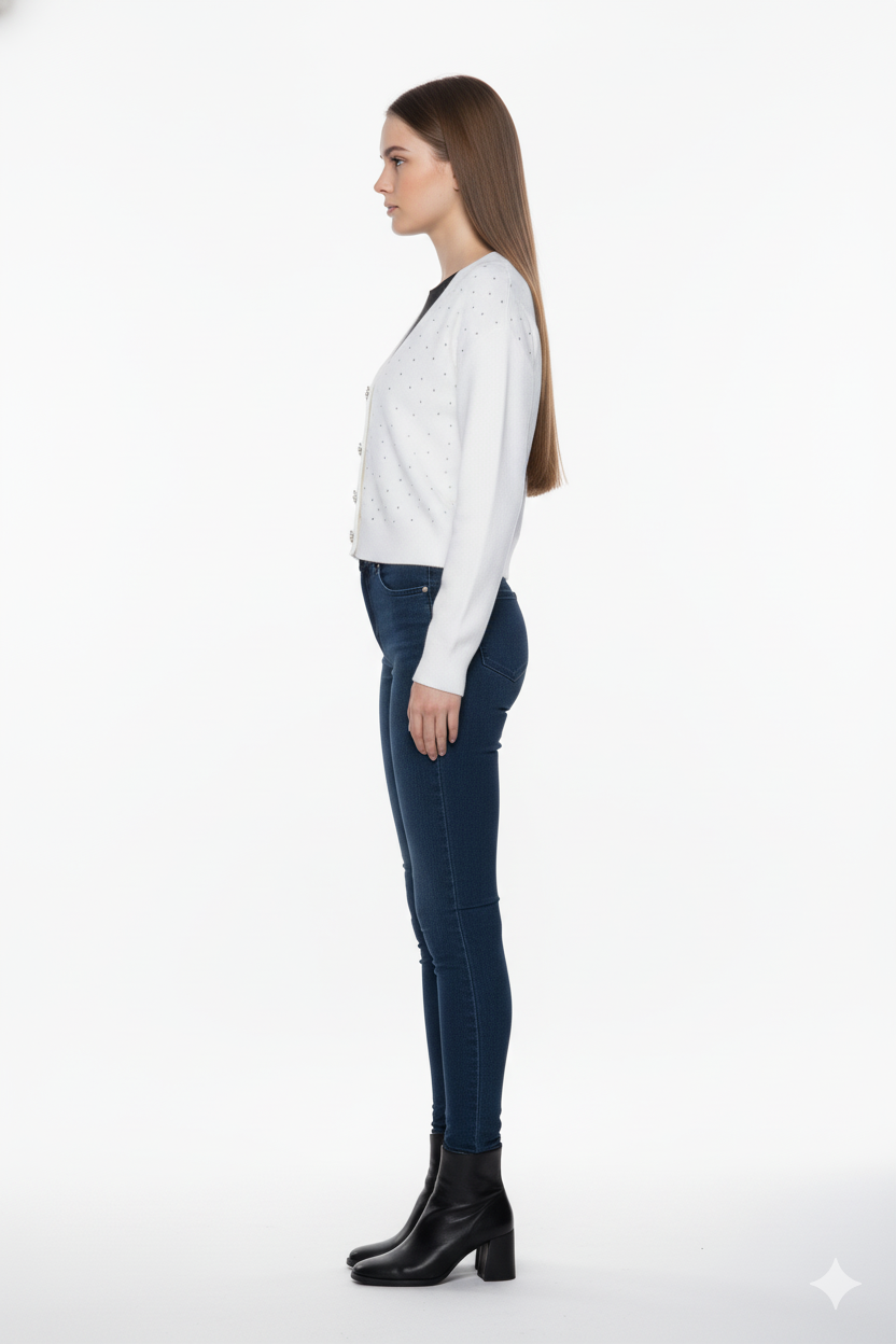 BSB Knitted cardigant with long sleeves