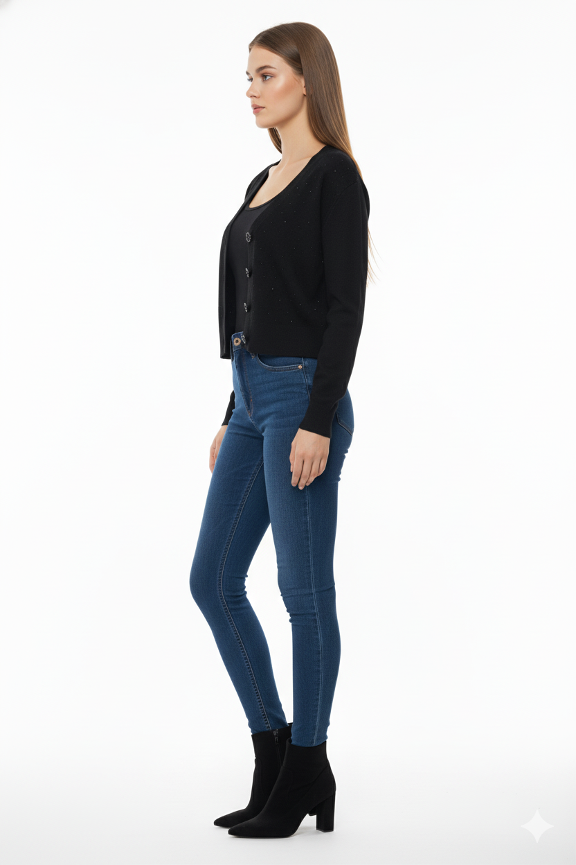 BSB Knitted cardigant with long sleeves