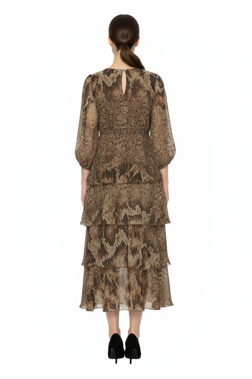 BSB Midi dress with long sleeves