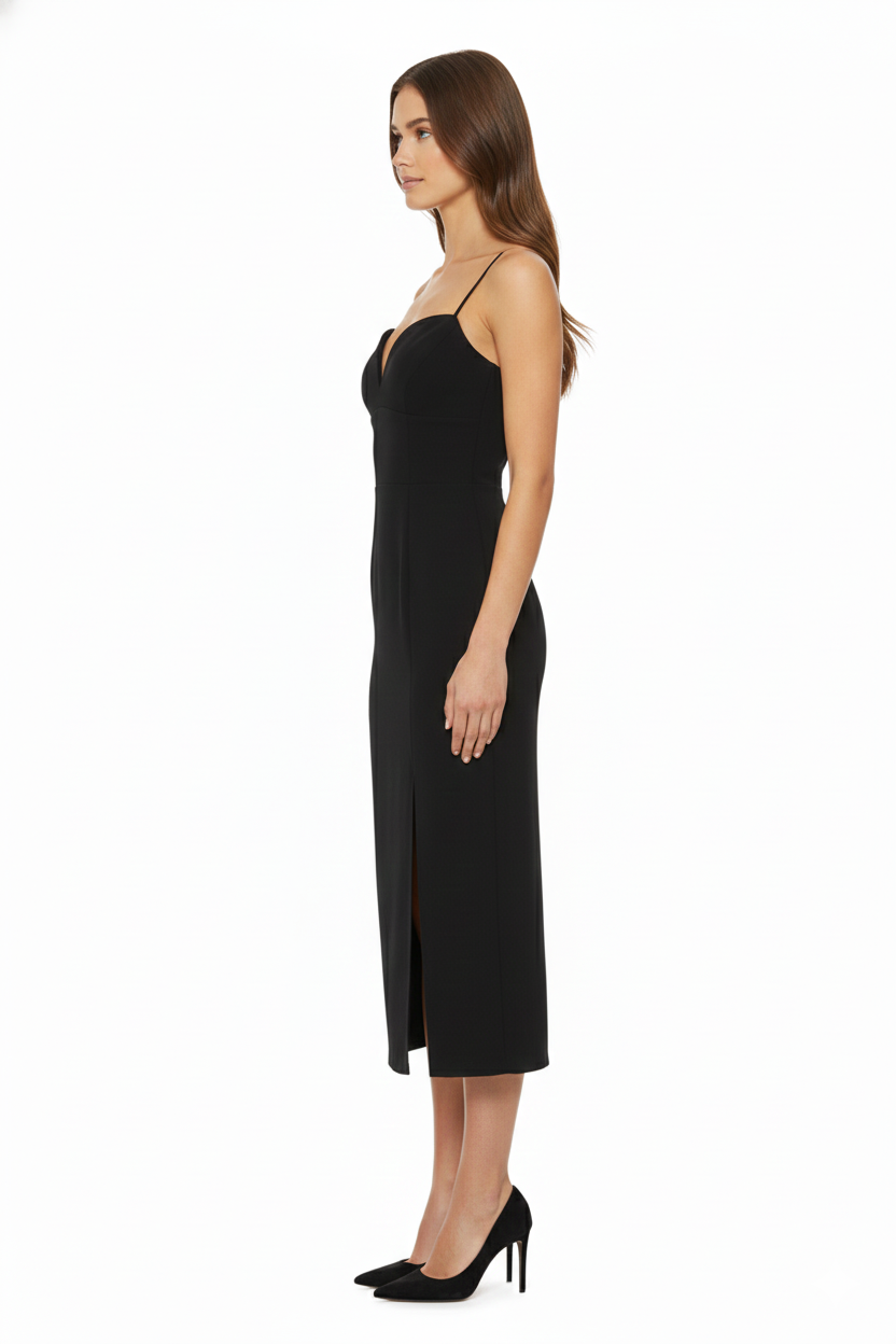 BSB Midi dress with adjustable straps